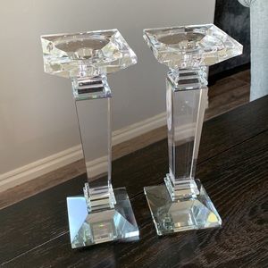 Crystal Candle Holders (set of 2)